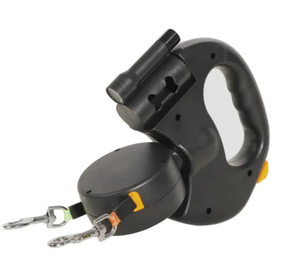 DualWalk Pro - Smart Retractable Leash with LED Safety Light