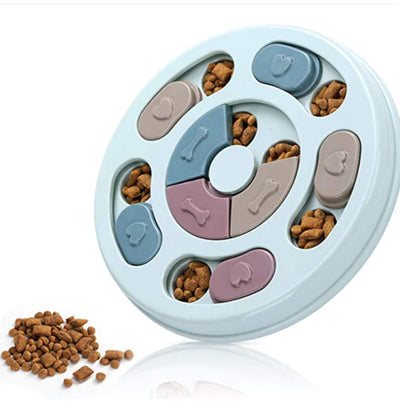 BrainFood Pro - Interactive Puzzle Feeding Bowl for Dogs