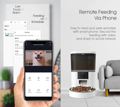 SmartFeed Pro - Automatic Pet Feeding System with Portion Control