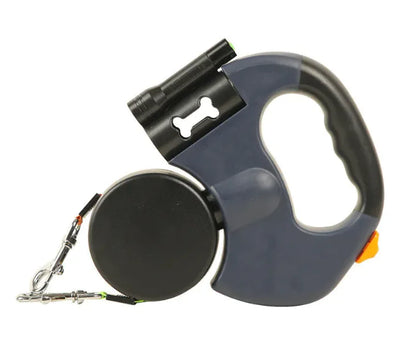 DualWalk Pro - Smart Retractable Leash with LED Safety Light